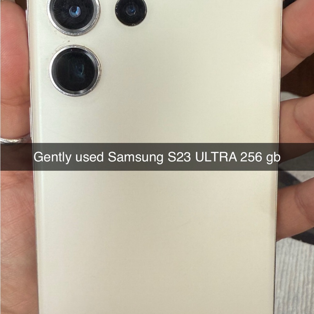 Samsung S23 Ultra 256GB in Cream
